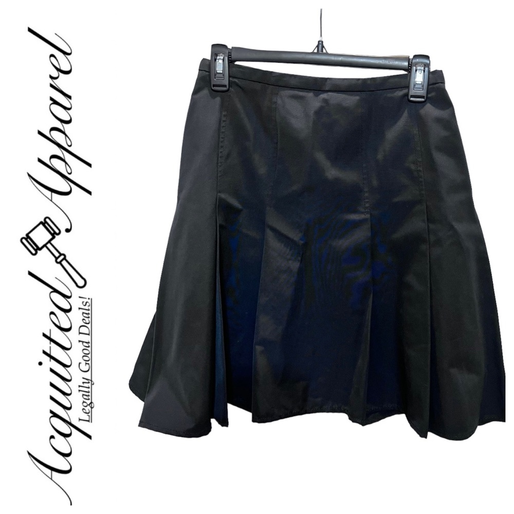 Moschino Cheap and Chic Circle Pleated Black Skirt 8